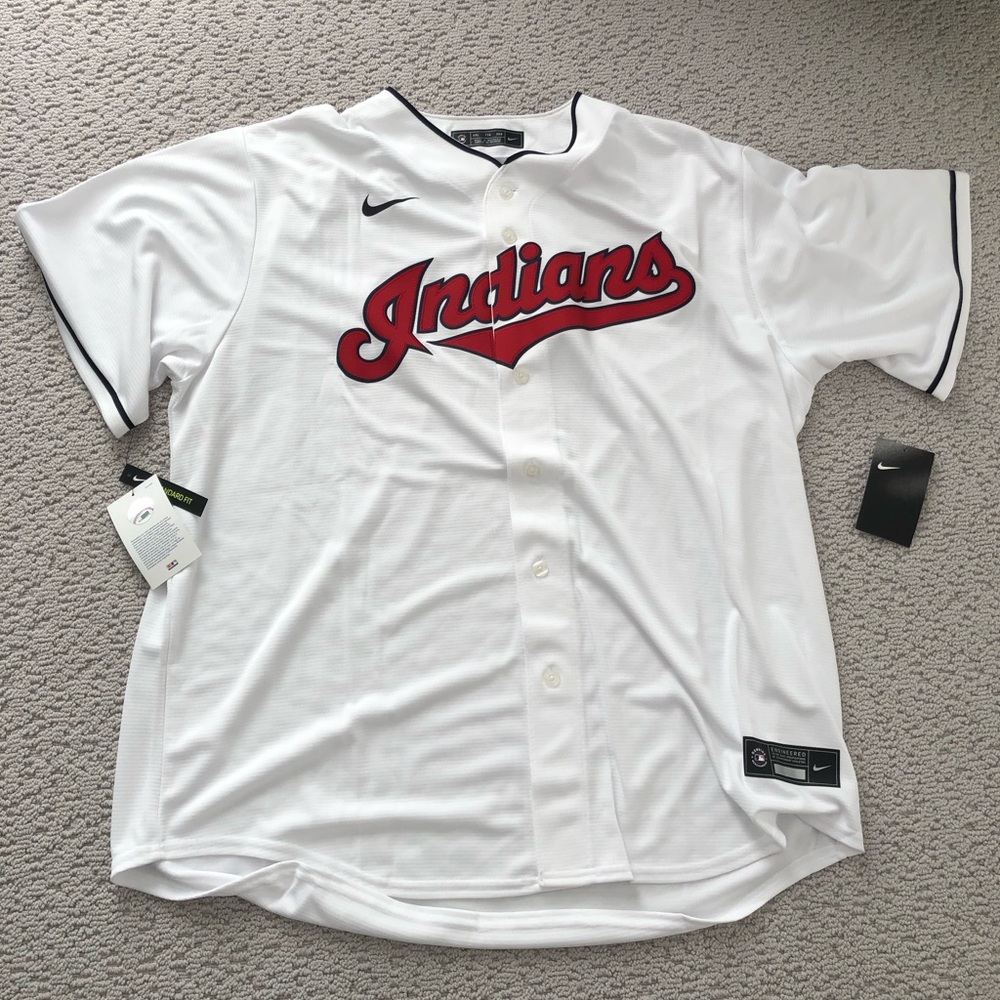 Retro Cleveland Indians MLB Men’s Nike Embroidered Jersey - NWT size 2XL